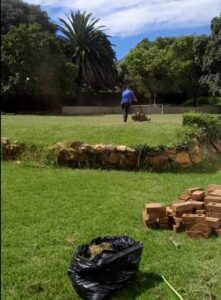 clarion house cutting grass